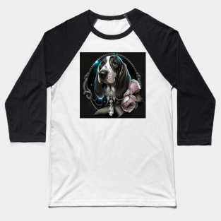 Basset Hound Diva Baseball T-Shirt